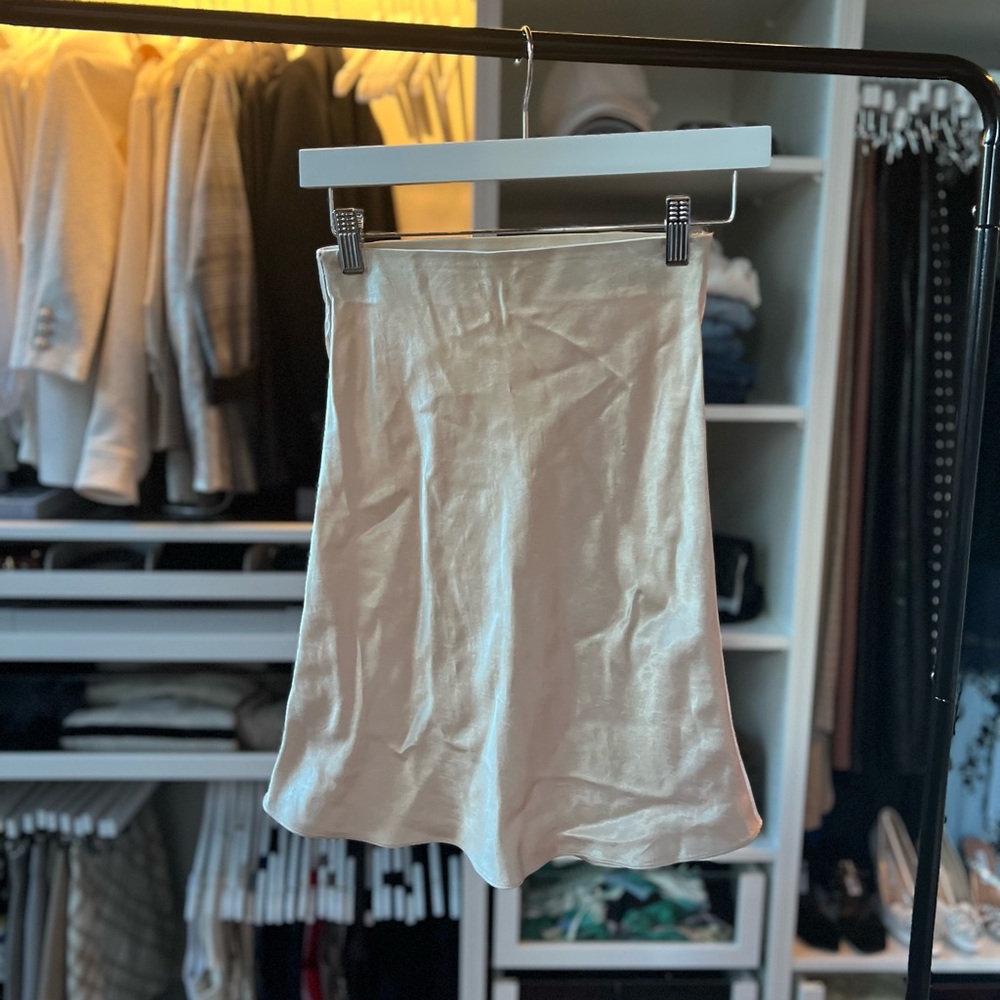 Babaton Ivory Satin Apparel